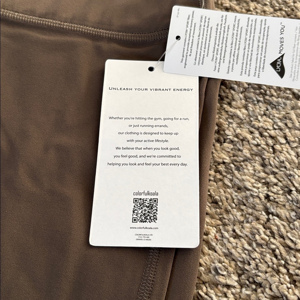 Colorfulkoala Dreamlux Workout Flare Pants NWT - Picture 3 of 5